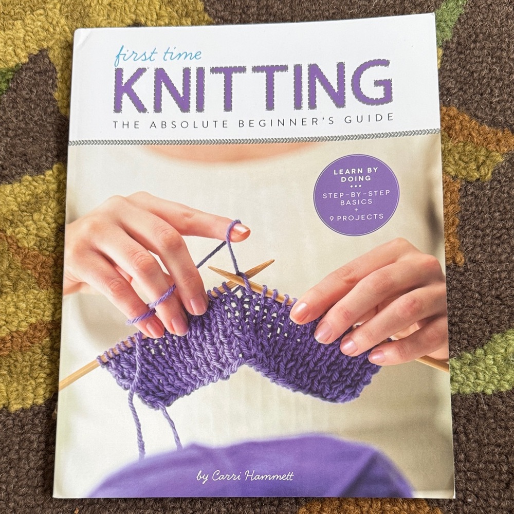 First Time Knitting Book